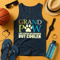 Grand Paw Like A Regular Grandpa But Cooler Tank Top