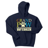 Grand Paw Like A Regular Grandpa But Cooler Kids Hoodie