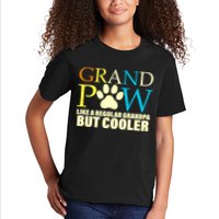 Grand Paw Like A Regular Grandpa But Cooler Kids T-Shirt
