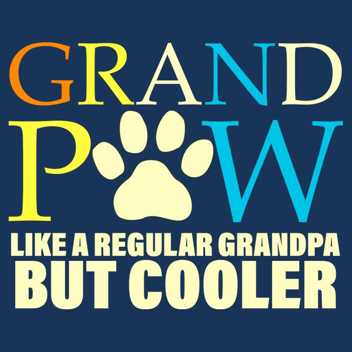 Grand Paw Like A Regular Grandpa But Cooler Kids T-Shirt