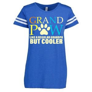 Grand Paw Like A Regular Grandpa But Cooler Enza Ladies Jersey Football T-Shirt