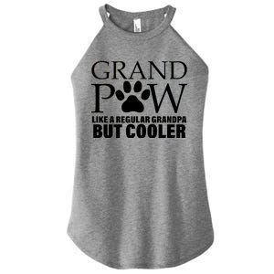 Grand Paw Like A Regular Grandpa But Cooler Women's Perfect Tri Rocker Tank