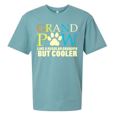 Grand Paw Like A Regular Grandpa But Cooler Sueded Cloud Jersey T-Shirt