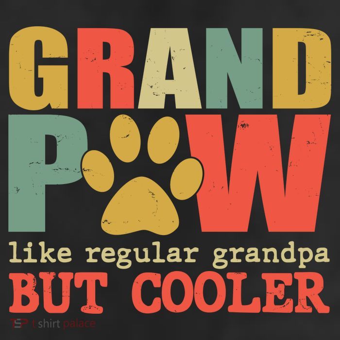 Grand Paw Like A Regular Grandpa But Cooler Vintage Trucker Hat