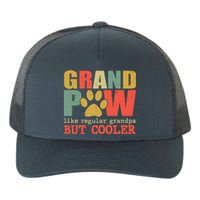 Grand Paw Like A Regular Grandpa But Cooler Vintage Yupoong Adult 5-Panel Trucker Hat