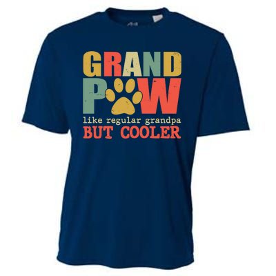 Grand Paw Like A Regular Grandpa But Cooler Vintage Cooling Performance Crew T-Shirt