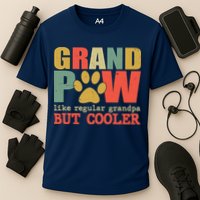 Grand Paw Like A Regular Grandpa But Cooler Vintage Performance Shirt