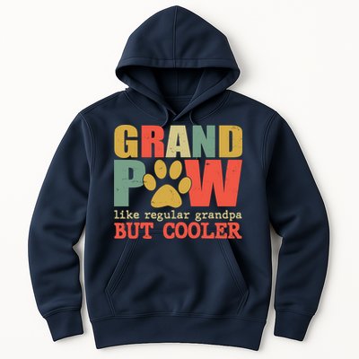 Grand Paw Like A Regular Grandpa But Cooler Vintage Hoodie