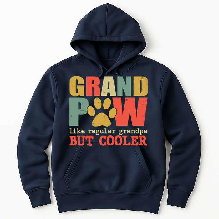 Grand Paw Like A Regular Grandpa But Cooler Vintage Hoodie