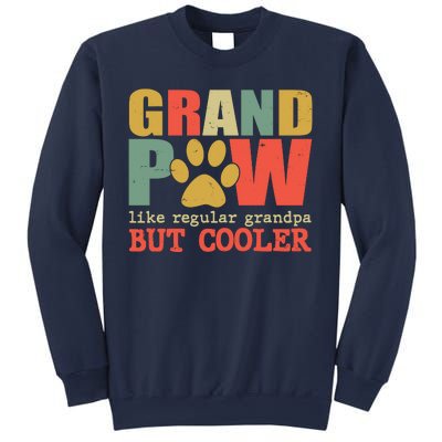 Grand Paw Like A Regular Grandpa But Cooler Vintage Sweatshirt