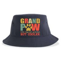 Grand Paw Like A Regular Grandpa But Cooler Vintage Sustainable Bucket Hat