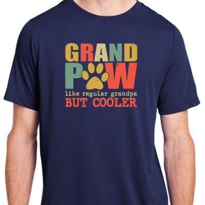 Grand Paw Like A Regular Grandpa But Cooler Vintage Adult ChromaSoft Performance T-Shirt