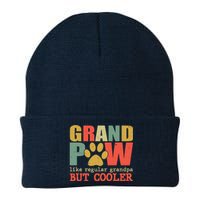 Grand Paw Like A Regular Grandpa But Cooler Vintage Knit Cap Winter Beanie