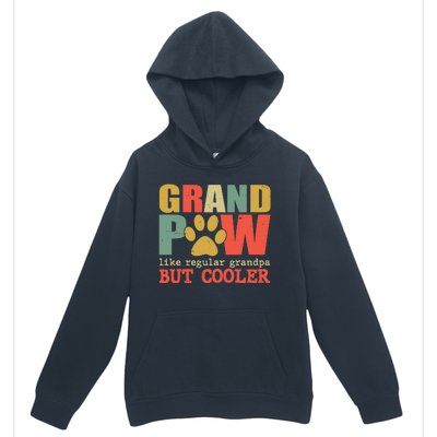 Grand Paw Like A Regular Grandpa But Cooler Vintage Urban Pullover Hoodie