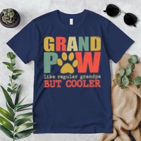Grand Paw Like A Regular Grandpa But Cooler Vintage Premium T-Shirt
