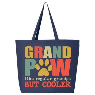 Grand Paw Like A Regular Grandpa But Cooler Vintage 25L Jumbo Tote