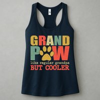 Grand Paw Like A Regular Grandpa But Cooler Vintage Womens Tank Top