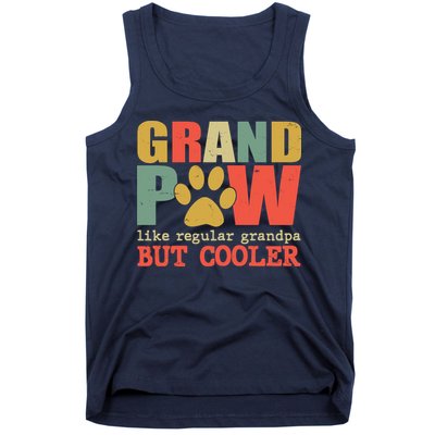 Grand Paw Like A Regular Grandpa But Cooler Vintage Tank Top