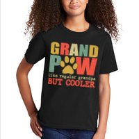 Grand Paw Like A Regular Grandpa But Cooler Vintage Kids T-Shirt