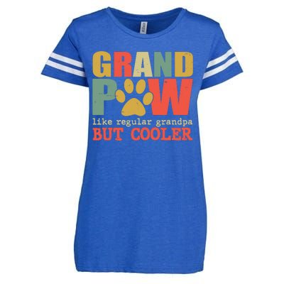 Grand Paw Like A Regular Grandpa But Cooler Vintage Enza Ladies Jersey Football T-Shirt