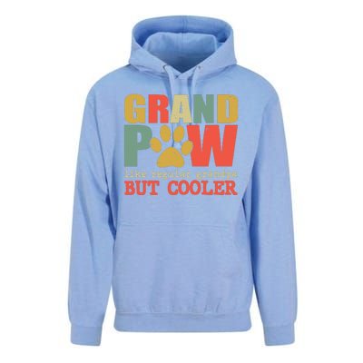 Grand Paw Like A Regular Grandpa But Cooler Vintage Unisex Surf Hoodie