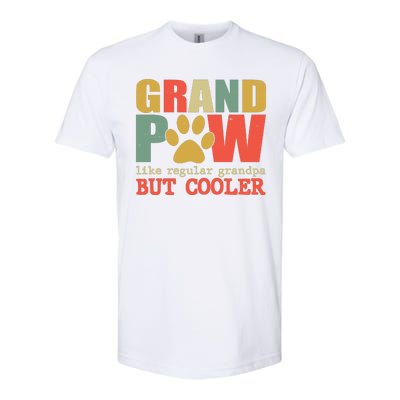 Grand Paw Like A Regular Grandpa But Cooler Vintage Softstyle® CVC T-Shirt