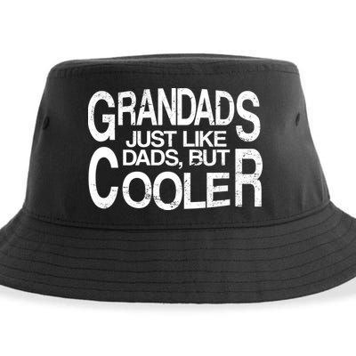 Grandads Just like Dad But Cooler Sustainable Bucket Hat