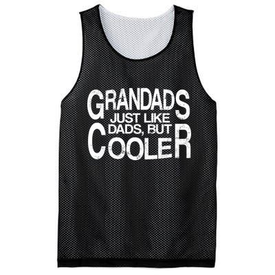 Grandads Just like Dad But Cooler Mesh Reversible Basketball Jersey Tank