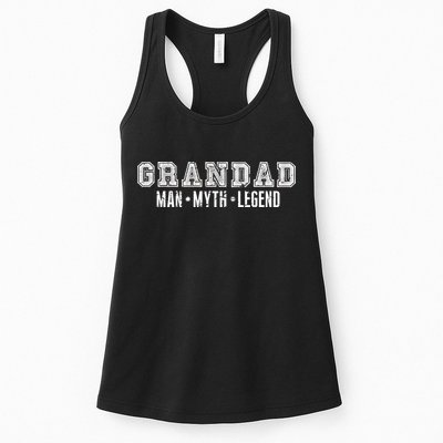 Granddad Man Myth Legend Womens Tank Top