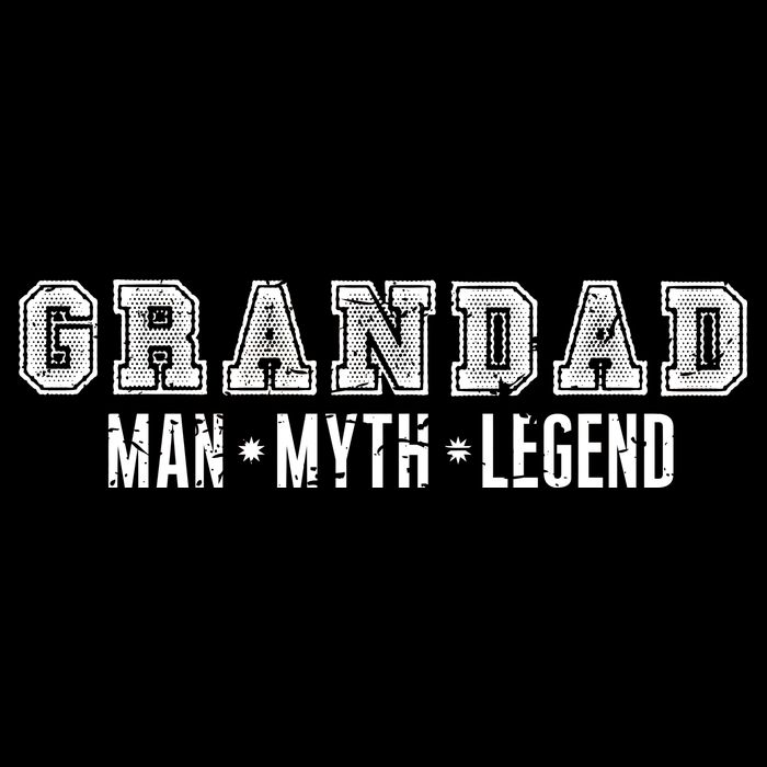 Granddad Man Myth Legend Crop Top