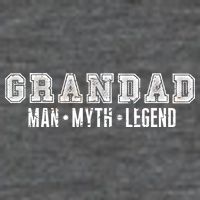 Granddad Man Myth Legend Backpack