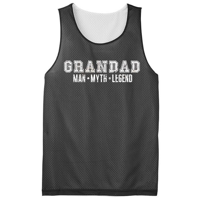 Granddad Man Myth Legend Mesh Reversible Basketball Jersey Tank