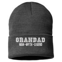 Granddad Man Myth Legend Sustainable Knit Beanie