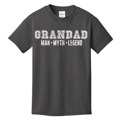 Granddad Man Myth Legend Kids T-Shirt