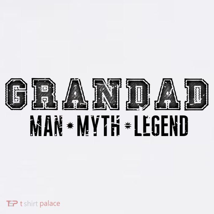 Granddad Man Myth Legend Garment-Dyed Sweatshirt
