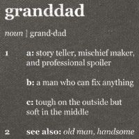 Granddad Noun Definition Cotton Canvas Backpack