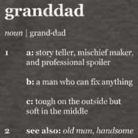 Granddad Noun Definition Vector Backpack