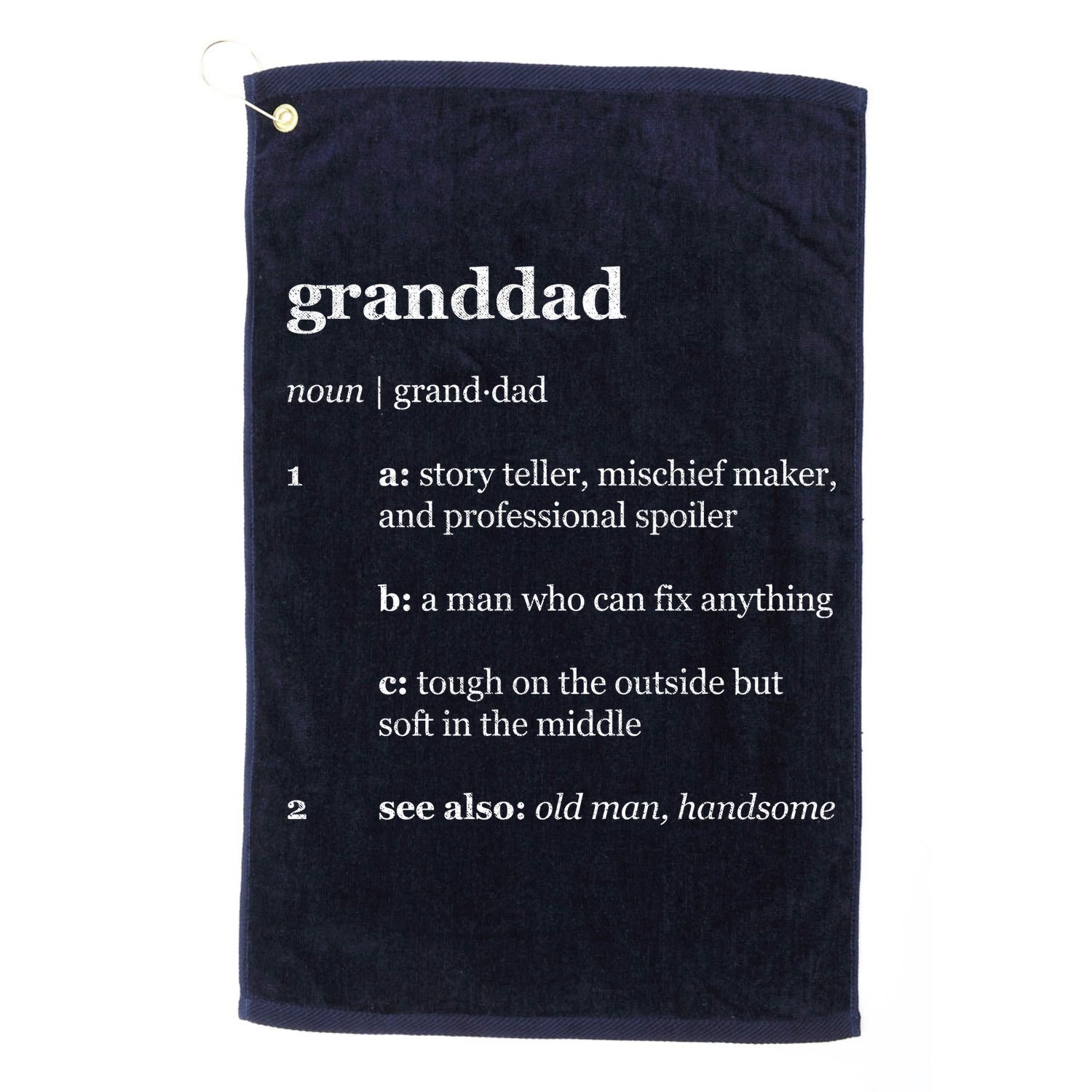 Granddad Noun Definition Golf Towel