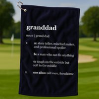 Granddad Noun Definition Golf Towel
