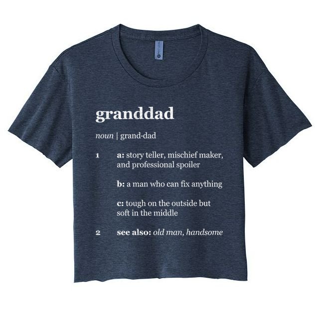 Granddad Noun Definition Crop Top
