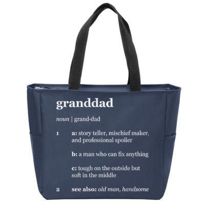 Granddad Noun Definition Zip Tote Bag
