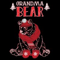 Grandma Bear Christmas Santa Family Matching Pajamas Tall T-Shirt