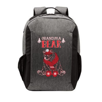 Grandma Bear Christmas Santa Family Matching Pajamas Vector Backpack