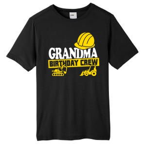 Grandma Birthday Crew Construction Party Tall Fusion ChromaSoft Performance T-Shirt