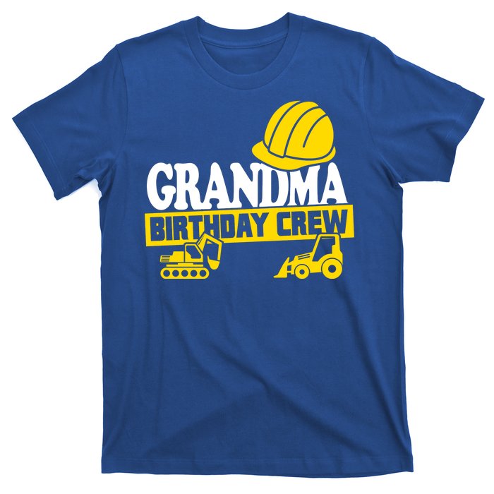 Grandma Birthday Crew Construction Party T-Shirt