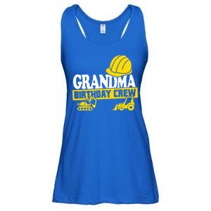 Grandma Birthday Crew Construction Party Ladies Essential Flowy Tank