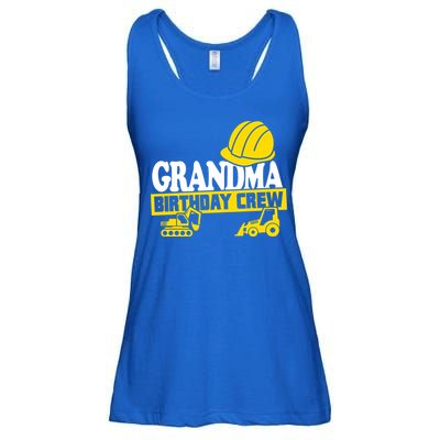 Grandma Birthday Crew Construction Party Ladies Essential Flowy Tank