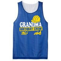 Grandma Birthday Crew Construction Party Mesh Reversible Basketball Jersey Tank