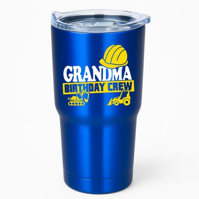 Grandma Birthday Crew Construction Party Tumbler