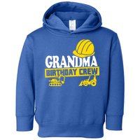 Grandma Birthday Crew Construction Party Toddler Hoodie